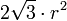 2 \sqrt{3} \cdot r^2