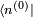 \scriptstyle \langle n^{(0)}\mid