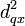 d^2_{qx}
