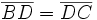 \overline{BD} = \overline{DC}