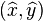 (\widehat{x},\widehat{y})