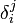  \delta_{i}^j 