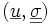 (\underline{u},\underline{\underline{\sigma}})