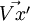  \vec{Vx'} 