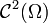 \mathcal{C}^2(\Omega)