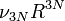  \nu_{3N} R^{3N} ~