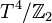 T^4/\mathbb{Z}_2\,