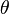 \theta \;