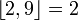 \left\lfloor 2,9 \right\rfloor = 2