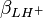 \beta_{LH^+}
