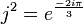  j^2 = e^{\frac{-2i\pi}{3}} ~