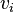  \ v_{i} 