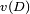 \scriptstyle v(D)