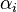 \alpha_i\,