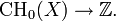 {\rm CH}_0(X)\to {\mathbb Z}.