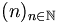 (n)_{n\in\mathbb N}