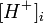 [H^{+_{ }}]_i