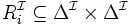 R_i^\mathcal{I} \subseteq \Delta^\mathcal{I} \times \Delta^\mathcal{I}