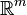 \mathbb R^m