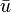 \bar u