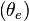 \left( \theta_e \right)