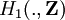 H_1(.,\mathbf{Z})