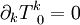 \partial_kT^k_{~0} = 0