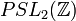 PSL_2(\mathbb Z)