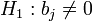 H_1 : b_j \ne 0