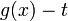 g(x)-t\,
