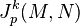 J^k_p(M,N)