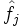 \hat f_j