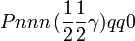 Pnnn\,(\frac{1}{2}\frac{1}{2}\gamma)qq0