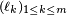 \scriptstyle\ (\ell_k)_{1\le k\le m}\ 