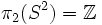 \pi_2(S^2)=\Bbb{Z}