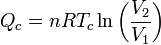 Q_c = nRT_c \ln\left(\frac{V_2}{V_1}\right)