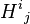 {H^i}_j