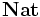 \mathbf{Nat}