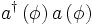 a^\dagger\left(\phi\right)a\left(\phi\right)