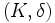 (K,\delta)\;