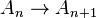 A_n\to A_{n+1}