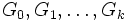 G_0, G_1, \ldots, G_k
