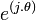 e^{(j.\theta)}\,