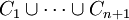 C_1\cup\cdots\cup C_{n+1}