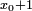 \scriptstyle x_0 + 1