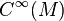 C^\infty(M)