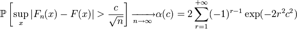 \mathbb{P}\left[ \sup_{x} |F_n(x)-F(x)| width=