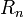 \mathbf\R_n
