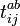 t_{ij}^{ab}