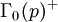 \Gamma_0(p)^+\,
